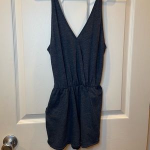 Gray PINK Victoria’s Secret Romper